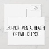 精神衛生を支える ポストカード (正面/裏面)