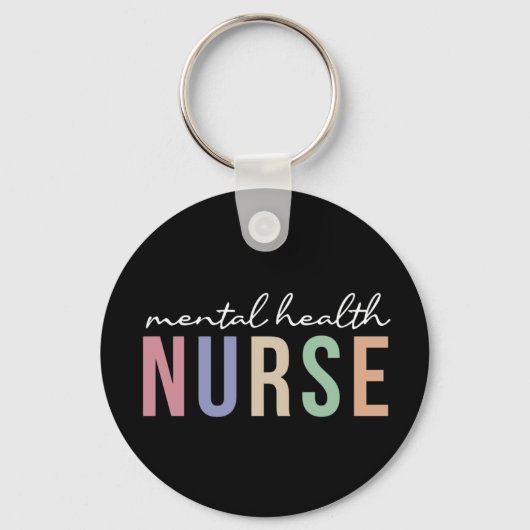 精神衛生ナースのナース キーホルダー (正面)