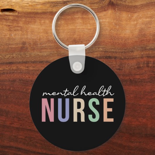 精神衛生ナースのナース キーホルダー (正面)