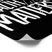 精神衛生問題デザイン自殺のための淡水 ポスター (角)