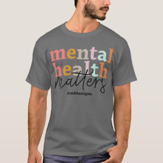 精神衛生問題認識度レトロ心理学者 Tシャツ