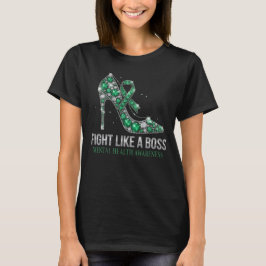 精神衛生啓発 ファイト・ライク・ア・ボス Tシャツ