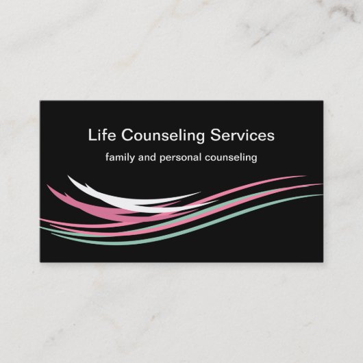 精神衛生心理療法の名刺 名刺 (正面)