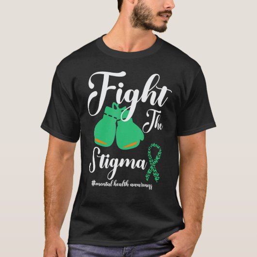 精神衛生意識向上キャンペーン5月緑 Tシャツ (正面)