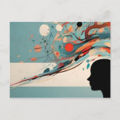 精神衛生抽象芸術術 ポストカード (正面)