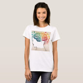 精神衛生抽象芸術術 Tシャツ (正面フル)