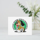 精神衛生犬 ポストカード (スタンド正面)