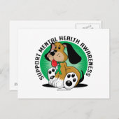 精神衛生犬 ポストカード (正面/裏面)