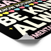 精神衛生病認識度月鬱病Pe ポスター (角)