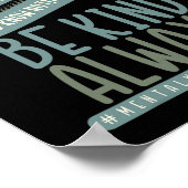 精神衛生病認識度月鬱病Pe ポスター (角)