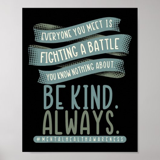 精神衛生病認識度月鬱病Pe ポスター (正面)