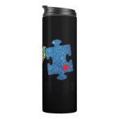 精神衛生認識度の贈り物に「平和」という言葉が付いている タンブラー (回転右)