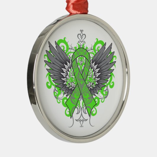 精神衛生認識度クール翼 メタルオーナメント (右)