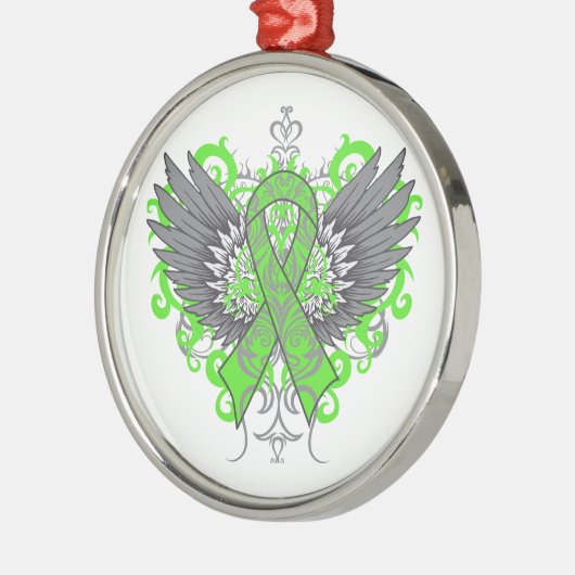 精神衛生認識度クール翼 メタルオーナメント (左)