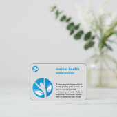 精神衛生認識度名刺 名刺 (スタンド正面)