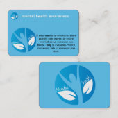 精神衛生認識度名刺 名刺 (正面/裏面)