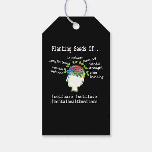 精神衛生認識度 ギフトタグ (正面)