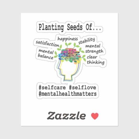 精神衛生認識度 シール (シート)