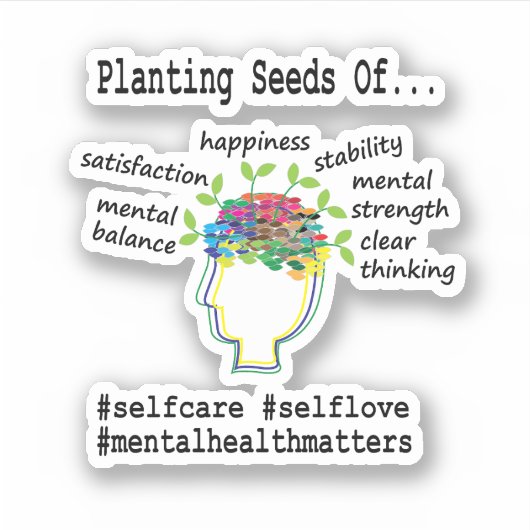 精神衛生認識度 シール (正面)