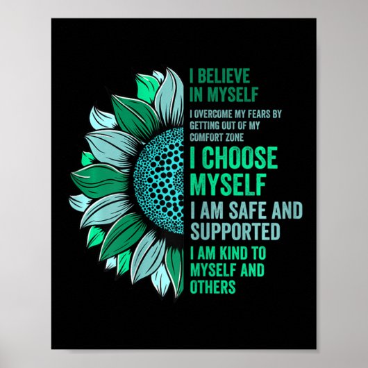 精神衛生認識度 – スティグマを終わらせる ポスター (正面)