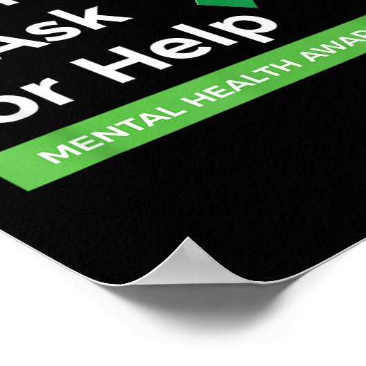 精神衛生認識度 ポスター (角)