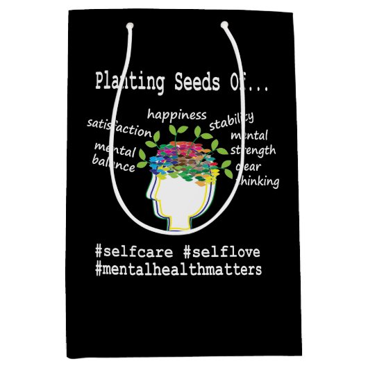 精神衛生認識度 ミディアムペーパーバッグ (正面)