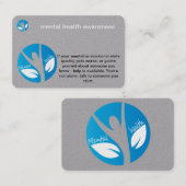 精神衛生認識度 名刺 (正面/裏面)
