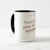 精神衛生 マグカップ (正面左)