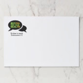 精神衛生 | HEALを話す男性 ペーパーパッド (正面)