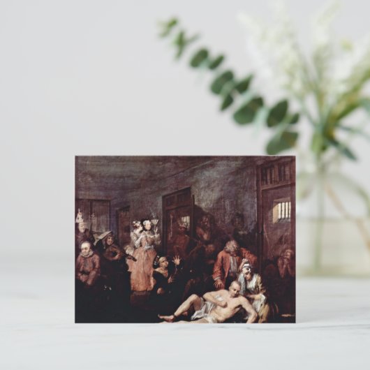 精神錯乱の亡命者「ホガース・ウィリアム」 ポストカード (スタンド正面)