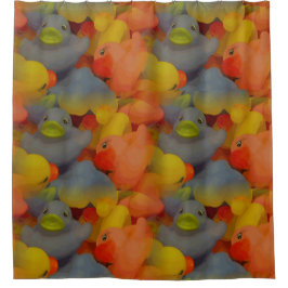 精神錯乱アヒル シャワーカーテン