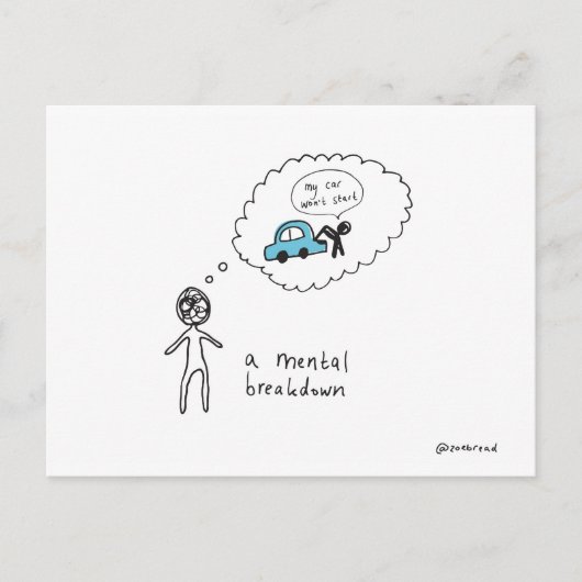 精神障害用はがき ポストカード (正面)