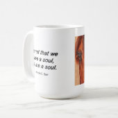 精神-馬のマグ コーヒーマグカップ (正面左)