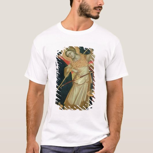 精神、c.1348-55の重量を量る天使 tシャツ (正面)
