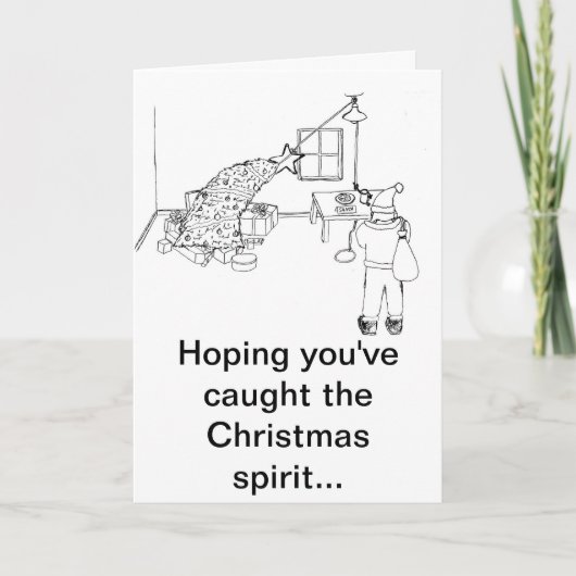 精神B&Wの挨拶の捕獲物をつかまえて下さい シーズンカード (正面)