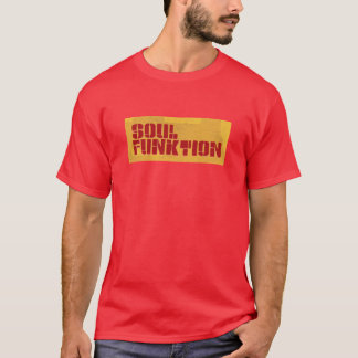 精神FUNKTIONのブロックの赤 Tシャツ
