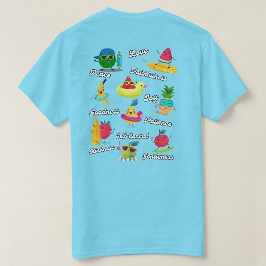 精神Tシャツの果実 Tシャツ (デザイン裏面)