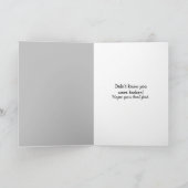 精管切除術のユーモア カード (内部)