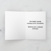 精管切除術、お疲れ様 カード (内部)