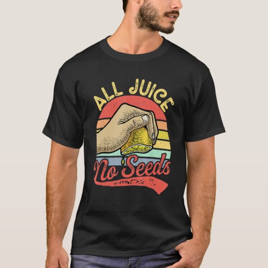 精管切除術 オールジュース ノーシード ヴィンテージ レトロ Tシャツ (正面)
