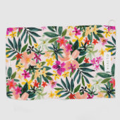 精索熱カラフル帯フローラ  ゴルフタオル (横)