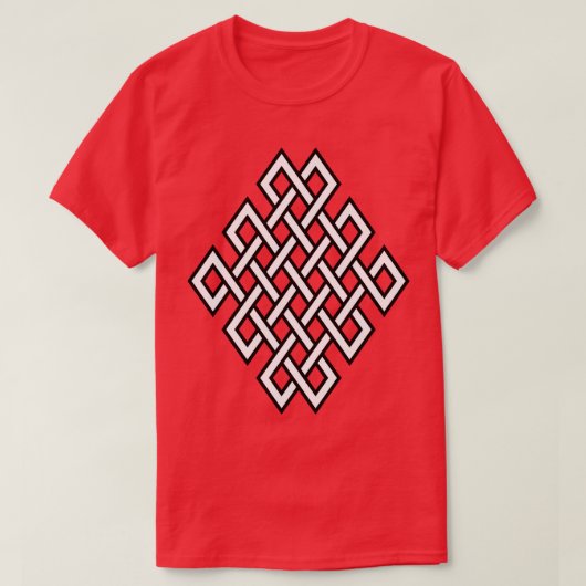 精緻無盡結 Tシャツ (デザイン正面)