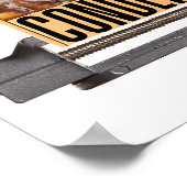 精肉が凝縮されている ポスター (角)