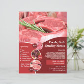 精肉店 | 肉屋のチラシ (スタンド正面)