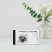 精製されたドラム 名刺 (スタンド正面)