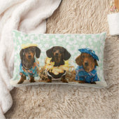 精通したダックスフント ランバークッション (ブランケット)