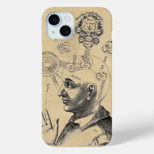 精霊と意識セピア Case-Mate iPhoneケース (裏面)
