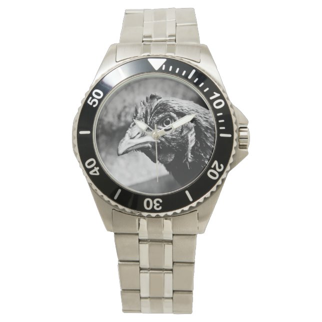 精霊と鶏 腕時計 (正面)