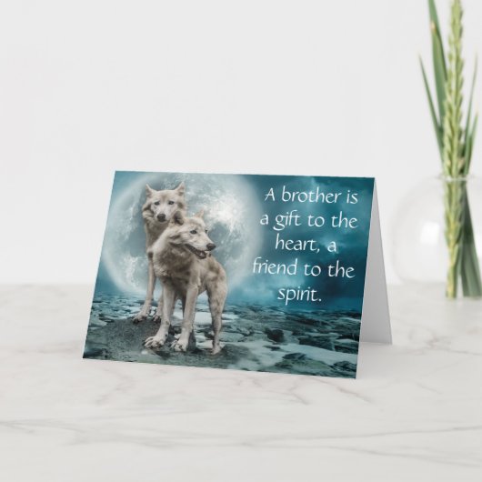 精霊の味方の兄 カード (正面)