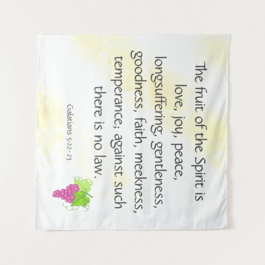 精霊の実 タペストリー (正面(横))